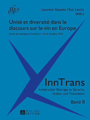 cover image of Unité et diversité dans le discours sur le vin en Europe